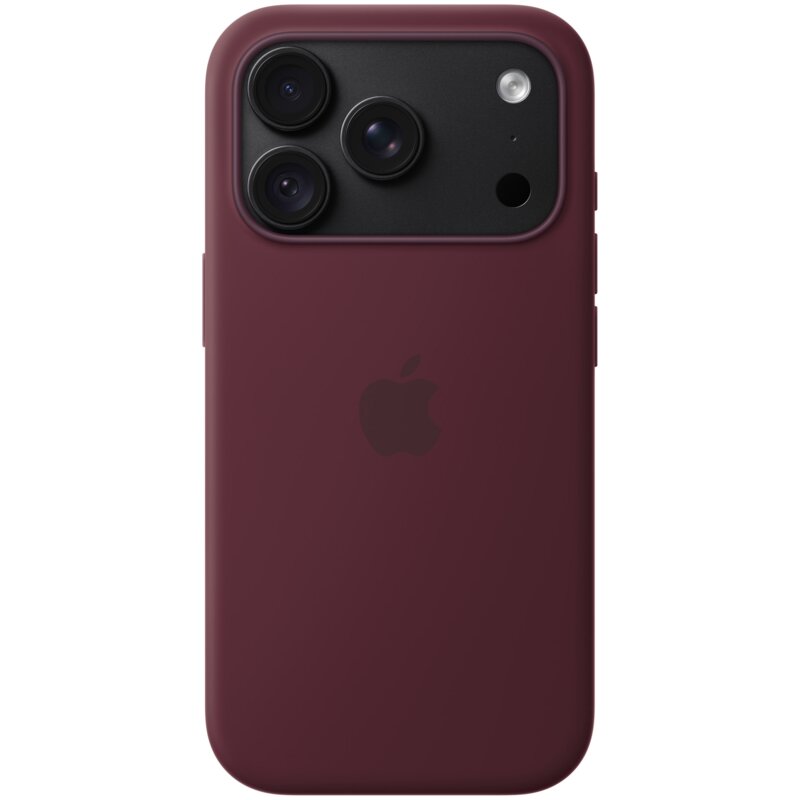 Etui APPLE Silicone Case MagSafe do iPhone 18 Pro Burgund