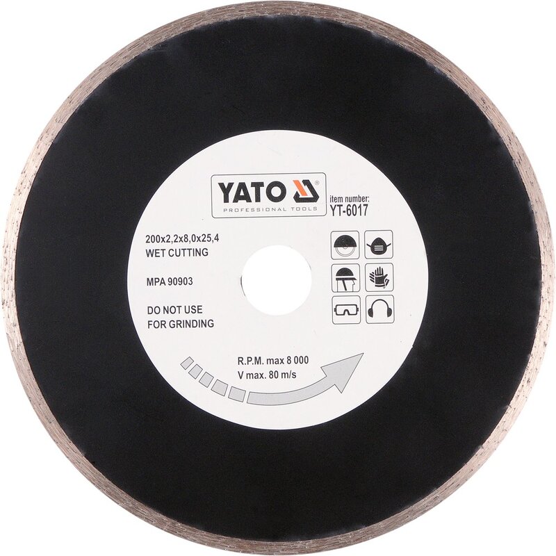 Tarcza do cięcia YATO YT-6017 200 mm