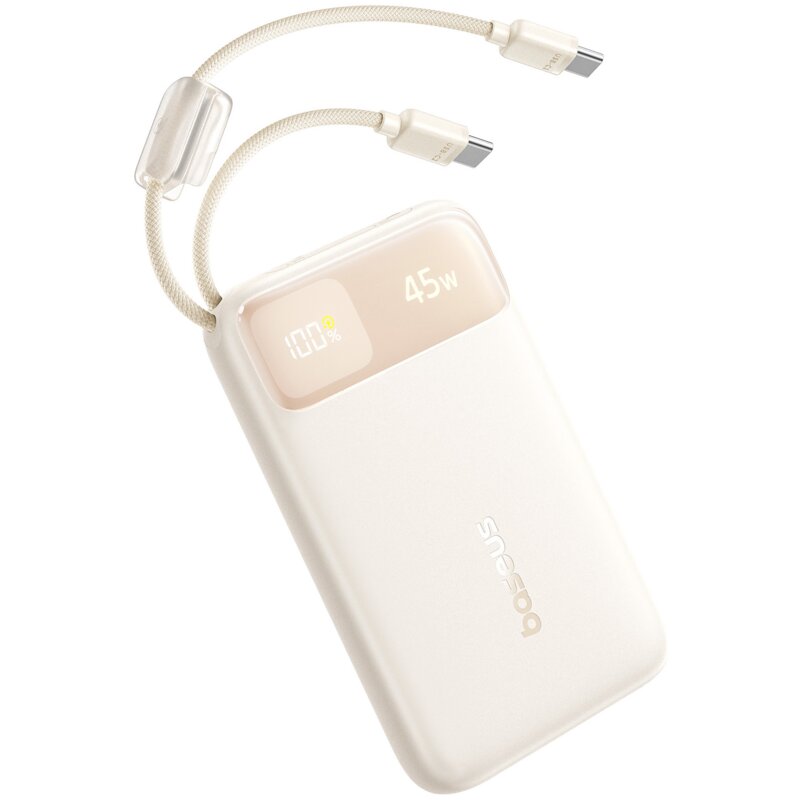 Powerbank BASEUS EnerFill FC11 10000 mAh 45W Beżowy