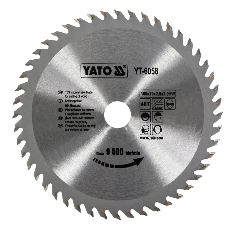 Tarcza do cięcia YATO YT-6058 160 mm