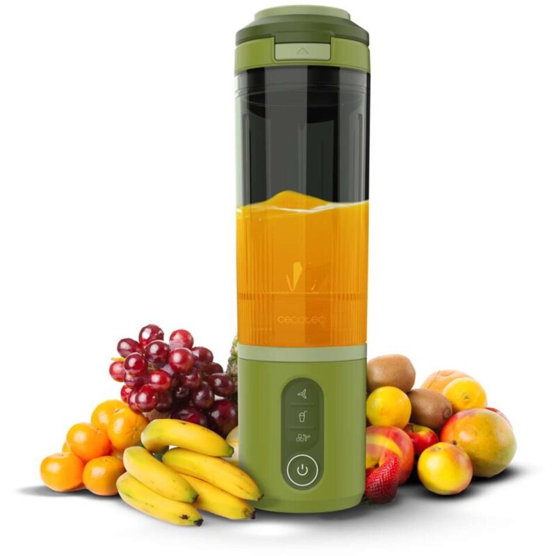 Blender personalny CECOTEC Power Titanium Shake2Go Olive