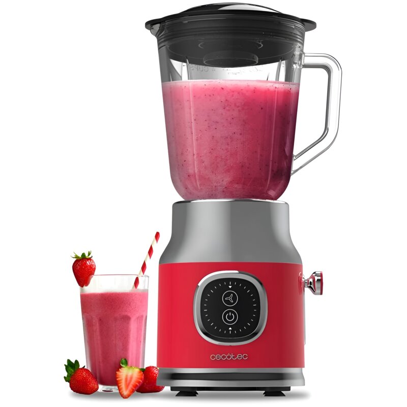 Blender kielichowy CECOTEC RetroTwist Czerwony