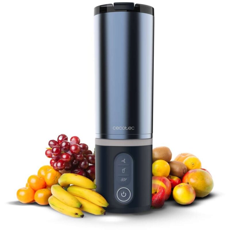 Blender personalny CECOTEC Power Titanium Shake2Go Dark Steel