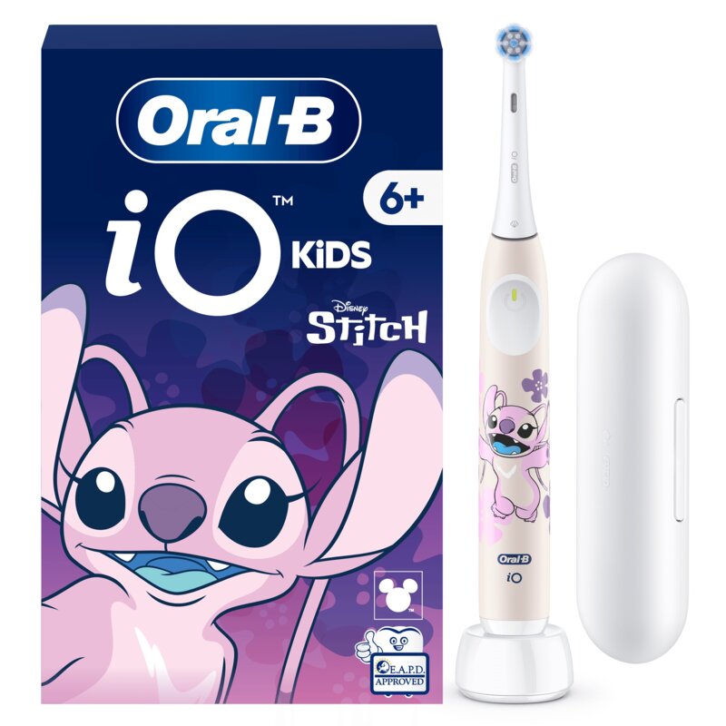 Szczoteczka magnetyczna ORAL-B iO Kids 6+ Stitch Różowy + Etui