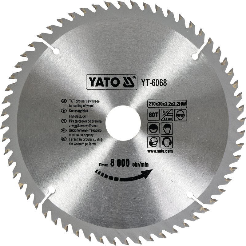 Tarcza do cięcia YATO YT-6068 210 mm