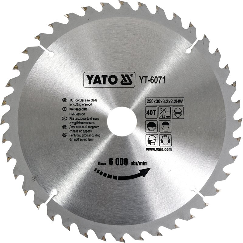 Tarcza do cięcia YATO YT-6071 250 mm