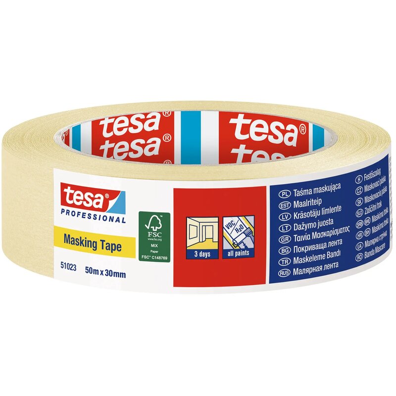 Taśma malarska TESA 51023 (50 m x 30 mm)