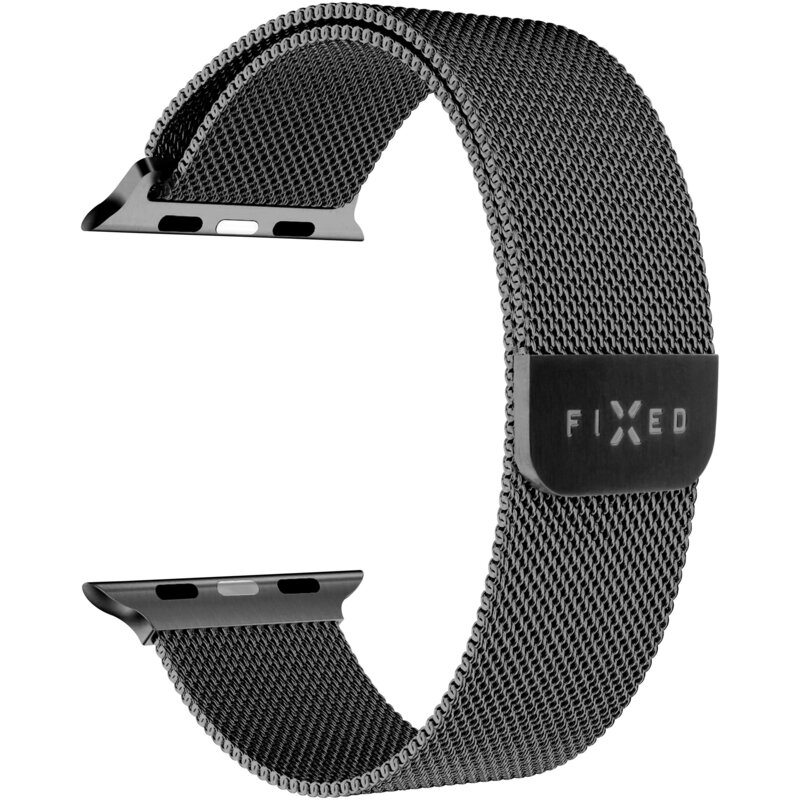 Pasek FIXED Mesh Strap do Apple Watch do koperty 42/44/45/46/49mm Czarny