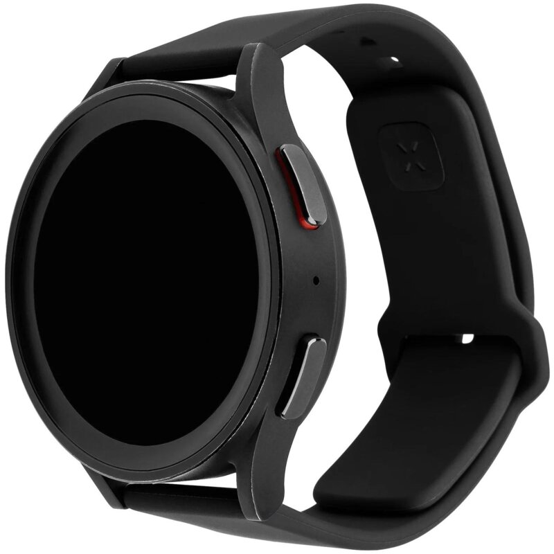 Pasek FIXED Silicone Sporty Strap Quick Release do SmartWatch Watch do koperty 41-50.3 mm Czarny