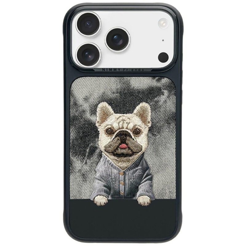 Etui NIMMY Gentle Pets Series Dog MagSafe do Apple iPhone 17 Pro Max/18 Pro Max Czarny