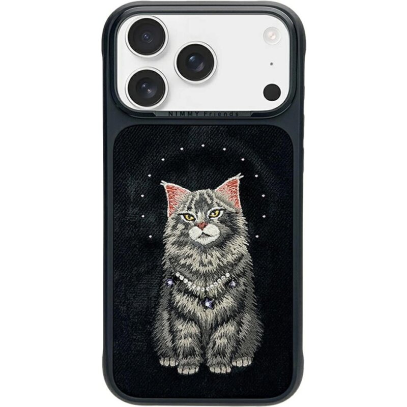 Etui NIMMY Lucky Fashion Cat MagSafe do Apple iPhone 17 Pro/18 Pro Czarny