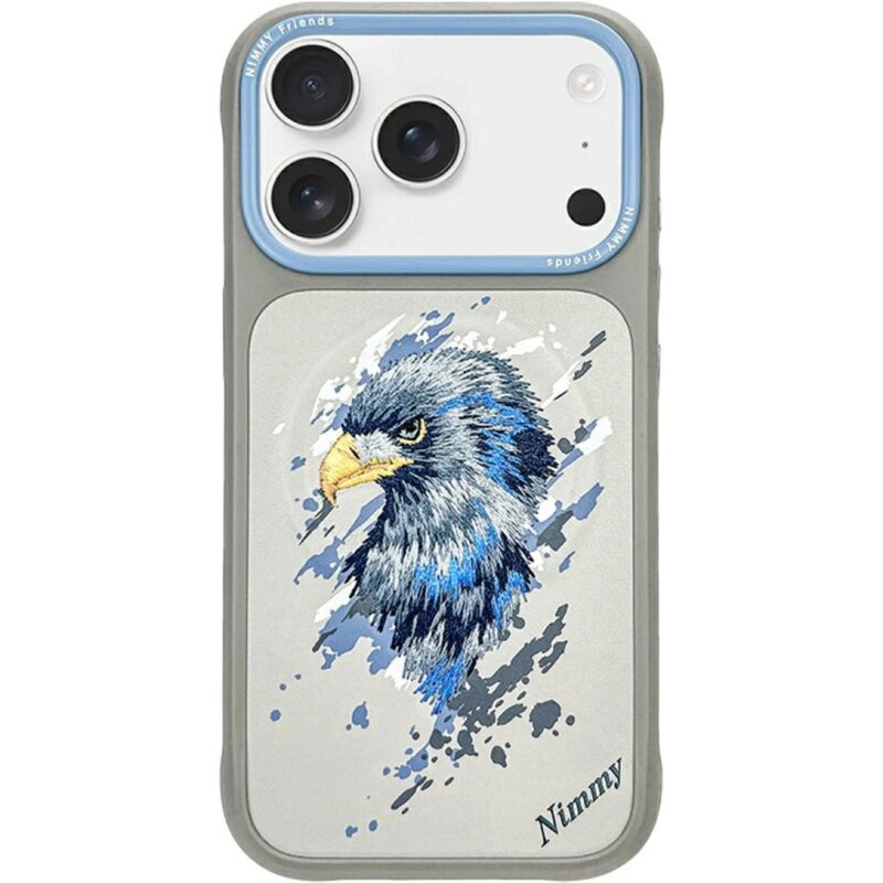 Etui NIMMY Orzeł MagSafe do Apple iPhone 17 Pro Max/18 Pro Max Szary