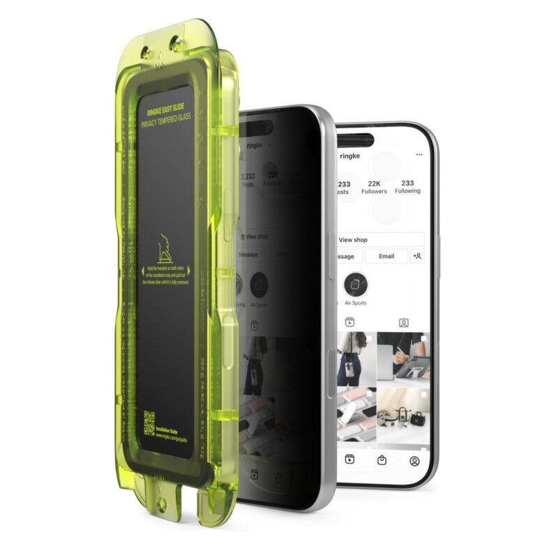 Szkło prywatyzujące RINGKE Easy Slide do Apple iPhone 18 Pro Privacy (2 szt.)