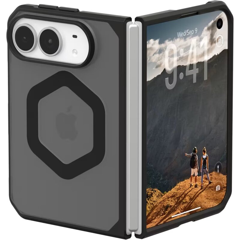 Etui UAG Mouve MagSafe do Apple iPhone Duo Przezroczysto-szary