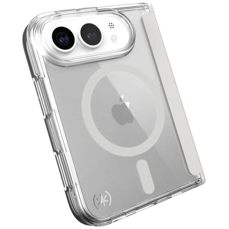 Etui SPECK Presidio Perfect Clear Fold MagSafe do Apple iPhone Duo Przezroczysty