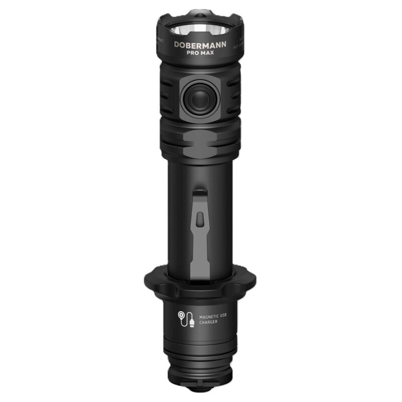 Latarka taktyczna ARMYTEK F08401PC Dobermann Pro Max Czarny