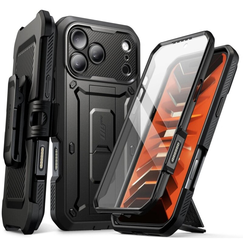Etui SUPCASE Unicorn Beetle Pro do Apple iPhone 17 Pro/18 Pro Czarny