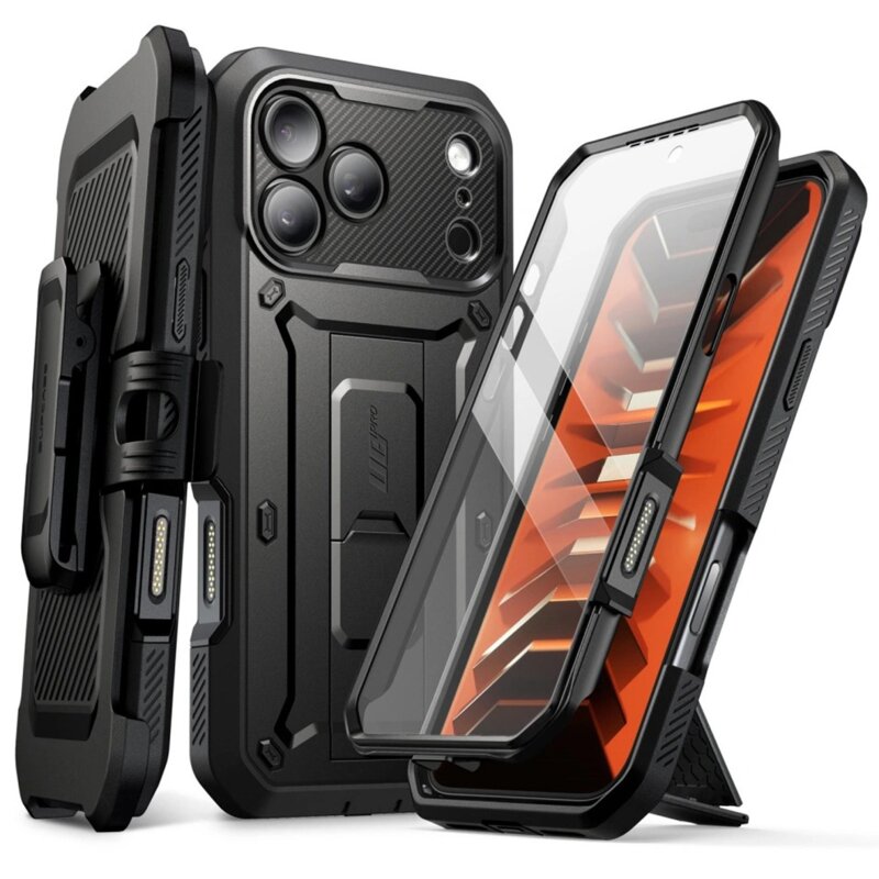 Etui SUPCASE Unicorn Beetle Pro do Apple iPhone 17 Pro Max/18 Pro Max Czarny