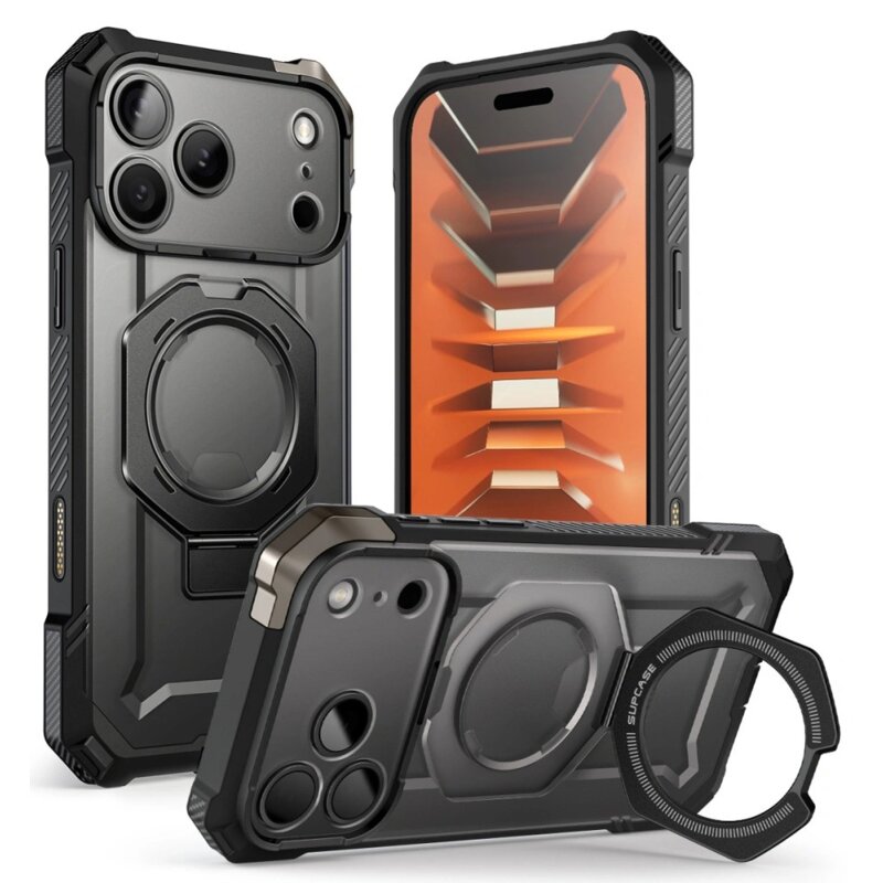 Etui SUPCASE UB Grip Mag MagSafe do Apple iPhone 17 Pro/18 Pro Czarny