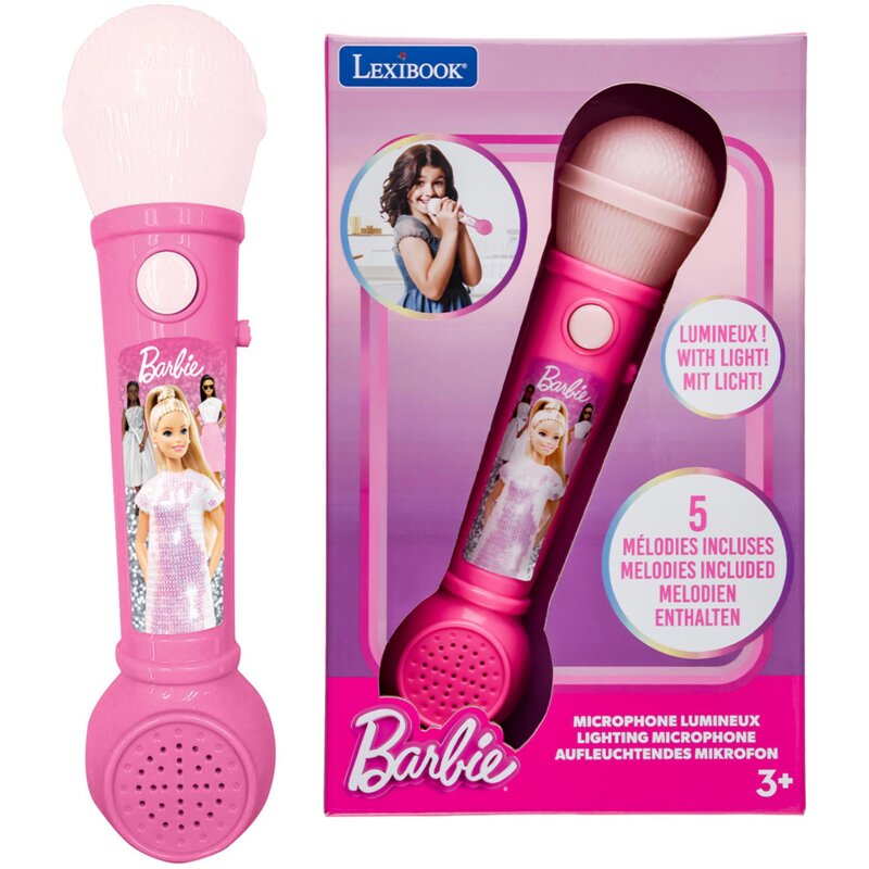 Zabawka mikrofon LEXIBOOK Barbie MIC80BB