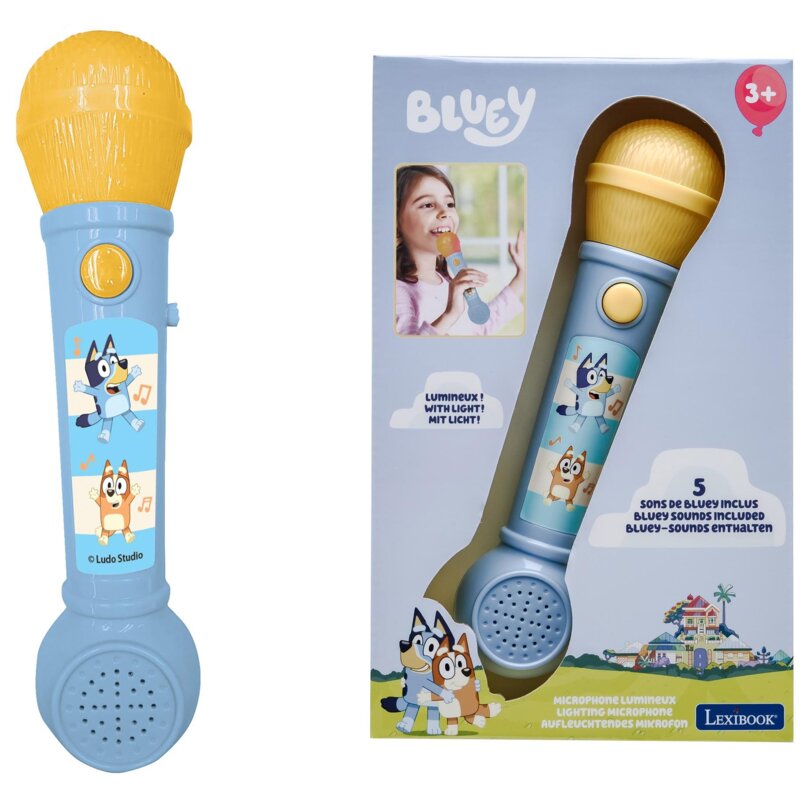 Zabawka mikrofon LEXIBOOK Bluey MIC80BY