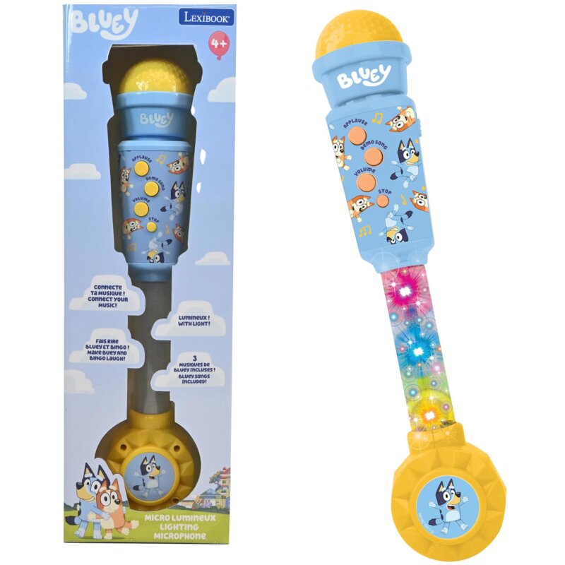 Zabawka mikrofon LEXIBOOK Bluey MIC90BY