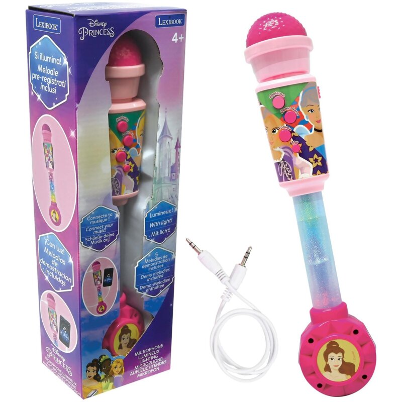 Zabawka mikrofon LEXIBOOK Disney Księżniczki MIC90DP