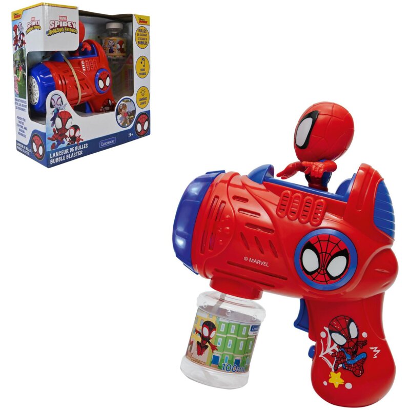 Zabawka LEXIBOOK Spider-Man Pistolet do baniek mydlanych PRB30SP