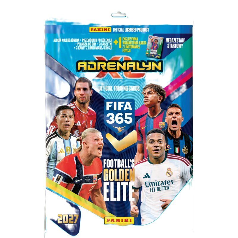 Karty PANINI FIFA 365 Adrenalyn XL 2027 Megazestaw Startowy 8524