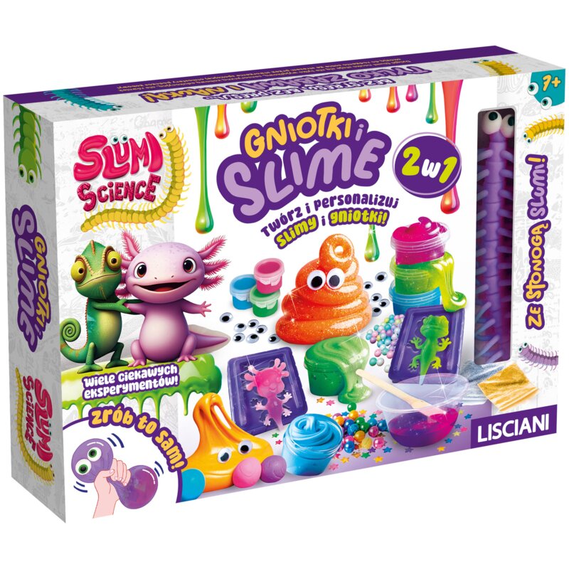Zestaw kreatywny LISCIANI Slumi Science Gniotki i Slime 304-PL110360