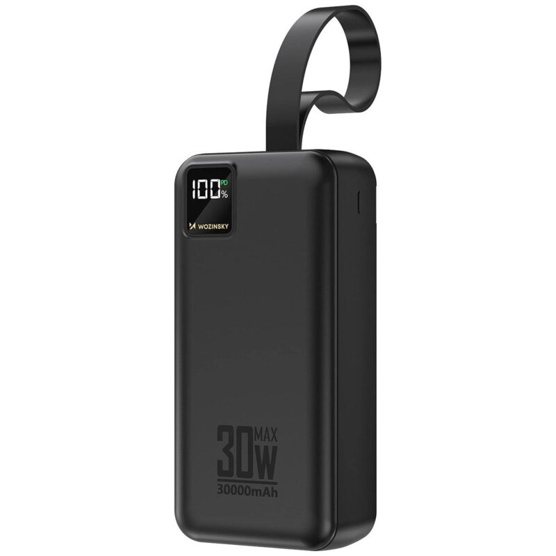 Powerbank WOZINSKY W8-B 30000 mAh 30W PD QC Czarny