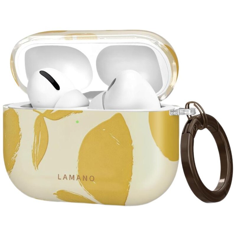 Etui na słuchawki TECH-PROTECT Lamano do Apple AirPods Pro 3 Lemon Haze
