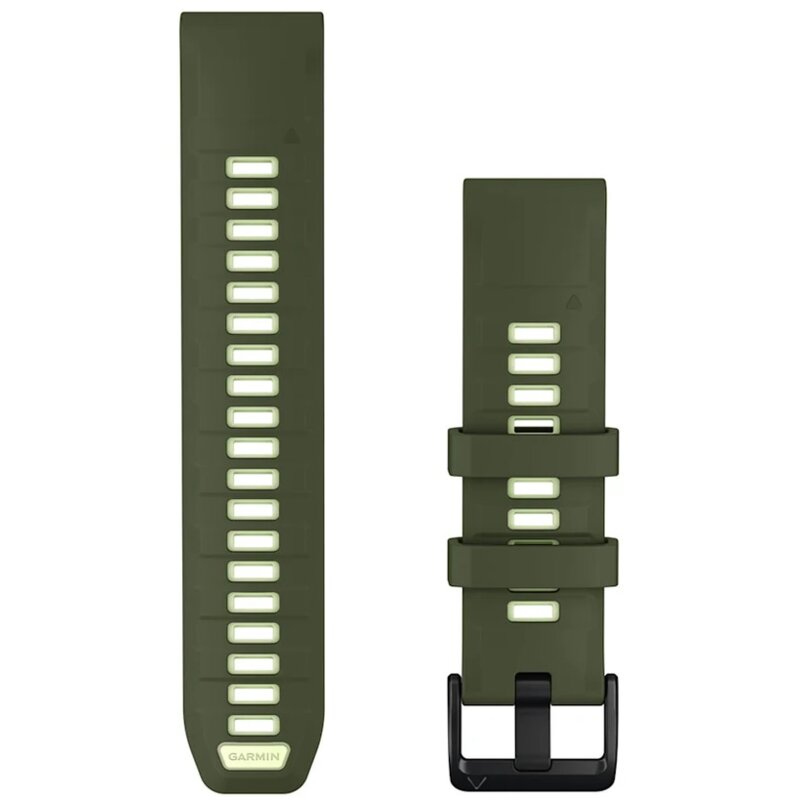 Pasek GARMIN QuickFit 010-14507-01 do koperty 45/47 mm (szerokość paska 22 mm) Oliwkowo-cytrynowy