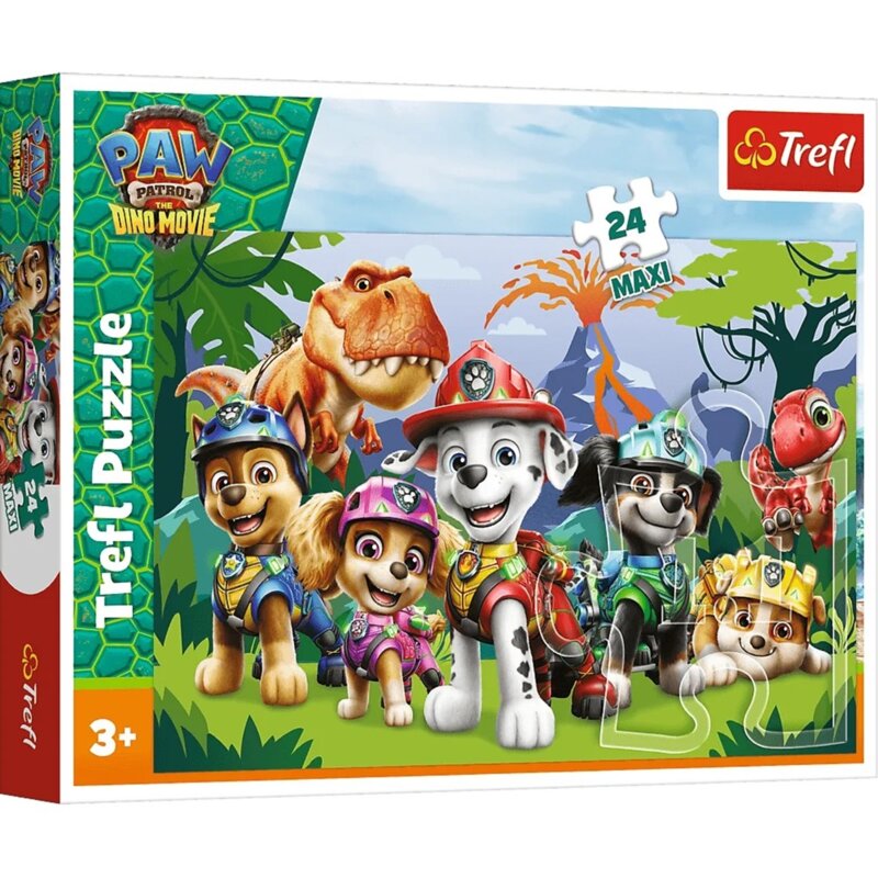 Puzzle TREFL Psi Patrol Prehistoryczna przyjaźń (24 elementy)