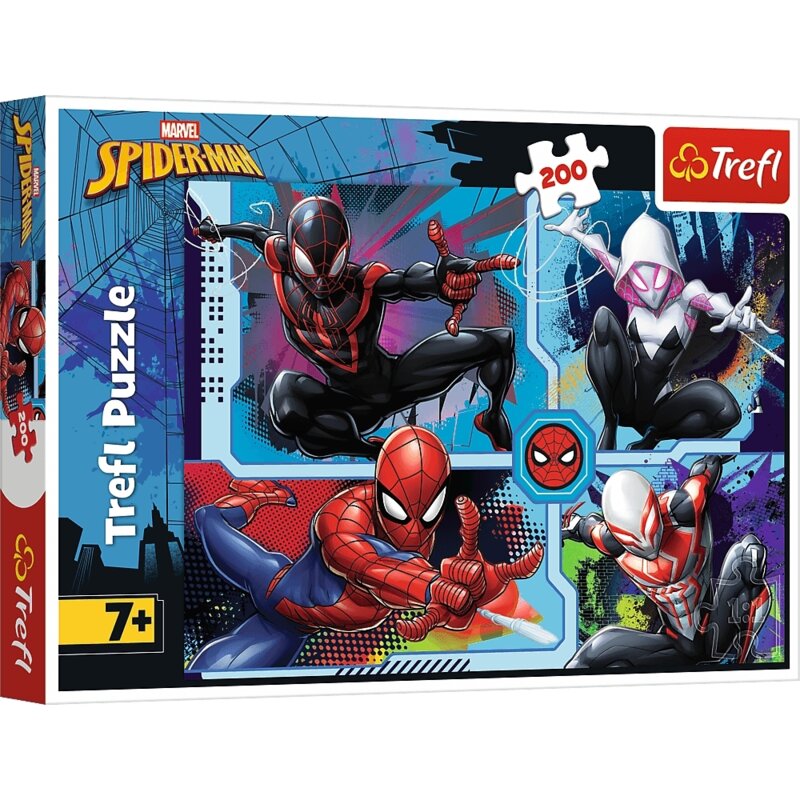 Puzzle TREFL Marvel Spider-Man Pajęcze zagadki 13369 (200 elementów)