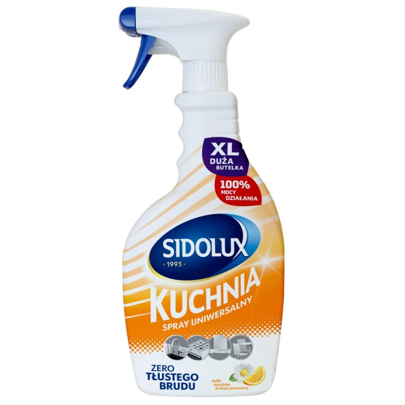 Płyn do mycia kuchni SIDOLUX Mydło Marsylskie Świeża Pomarańcza 750 ml