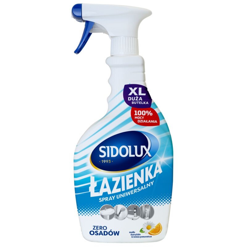 Płyn do czyszczenia łazienki SIDOLUX Mydło Marsylskie Świeża pomarańcza 750 ml