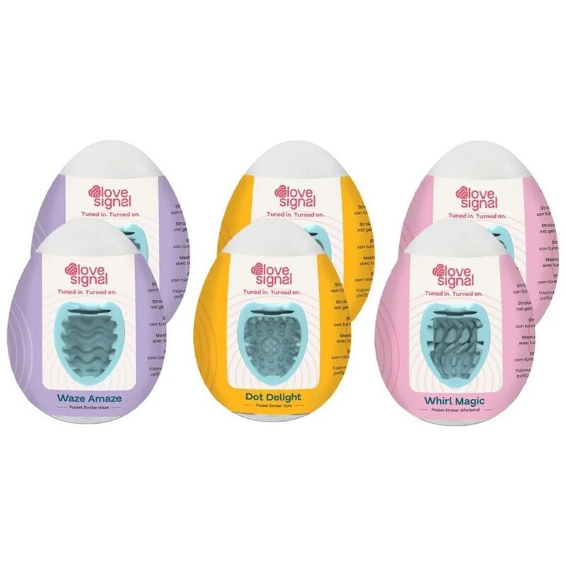 Zestaw masturbatorów DREAM TOYS Love Signal Full Pocket 6 szt.