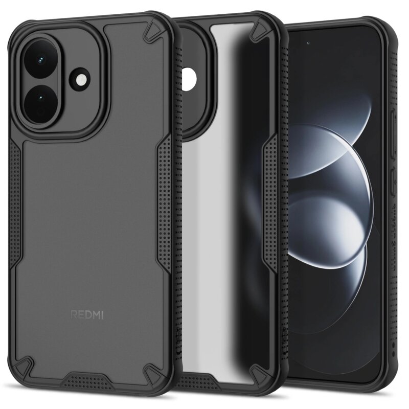 Etui TECH-PROTECT Rugged Shield do Xiaomi Redmi Note 17 Pro 5G Czarny