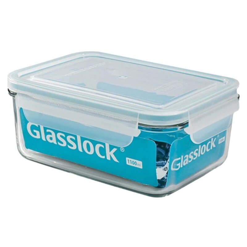 Pojemnik szklany GLASSLOCK MCRB-110 1.1 L Niebieski