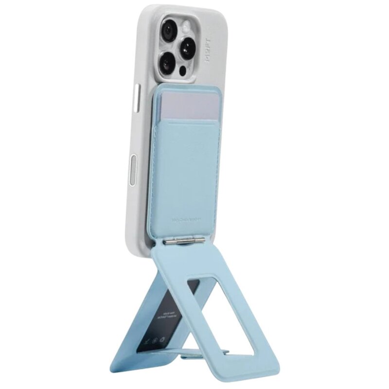 Magnetyczny portfel i stojak na telefon MOFT Movas Tripod MagSafe Niebieski