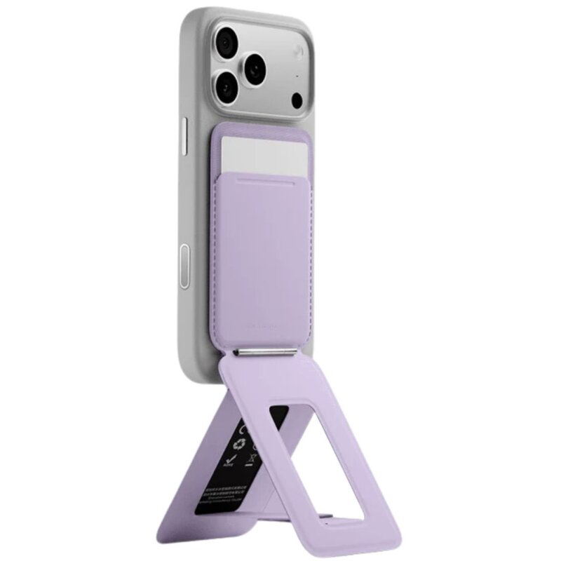 Magnetyczny portfel i stojak na telefon MOFT Movas Tripod MagSafe Fioletowy