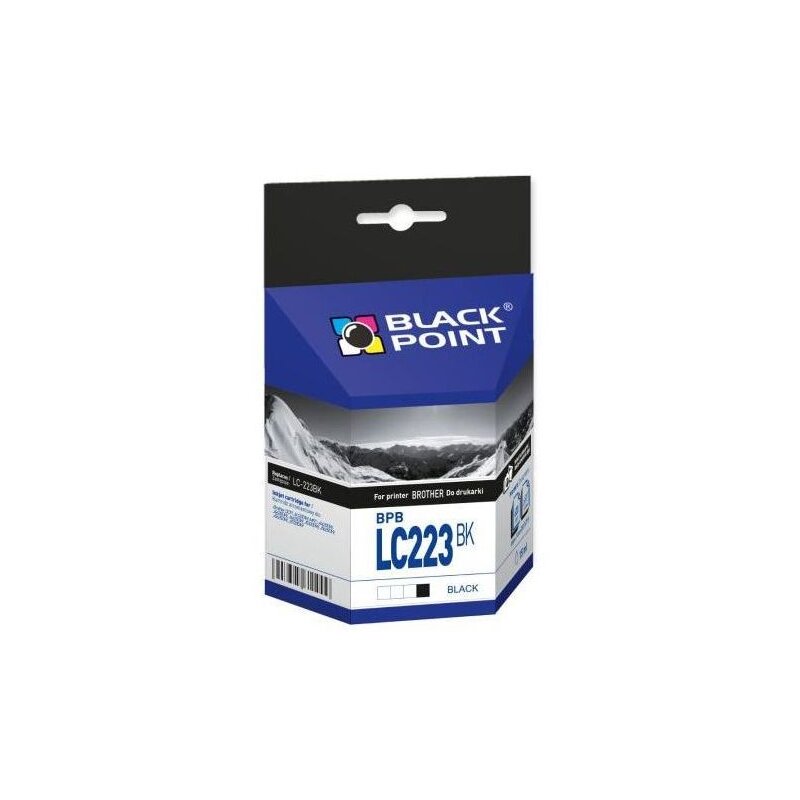 Black Point BPBLC223BK (zamiennik LC-223BK) Czarny 15 ml
