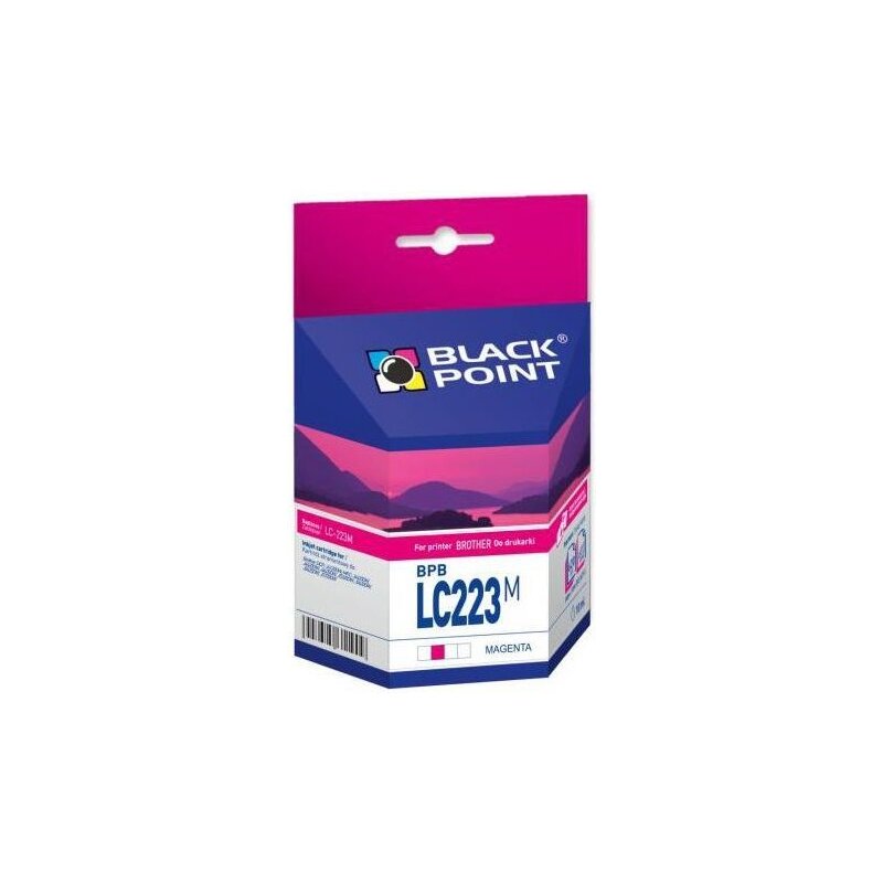 Tusz BLACK POINT do Brother LC-223M Purpurowy 10 ml BPBLC223M