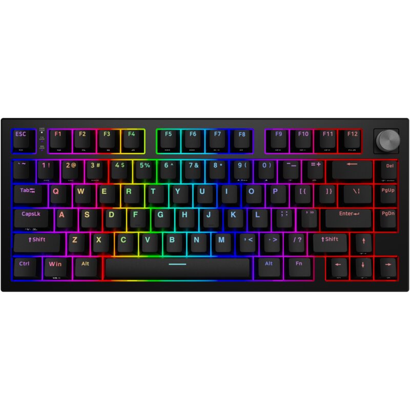 Klawiatura GENESIS Thor 404 75% GenX Stratos Silent Czarny
