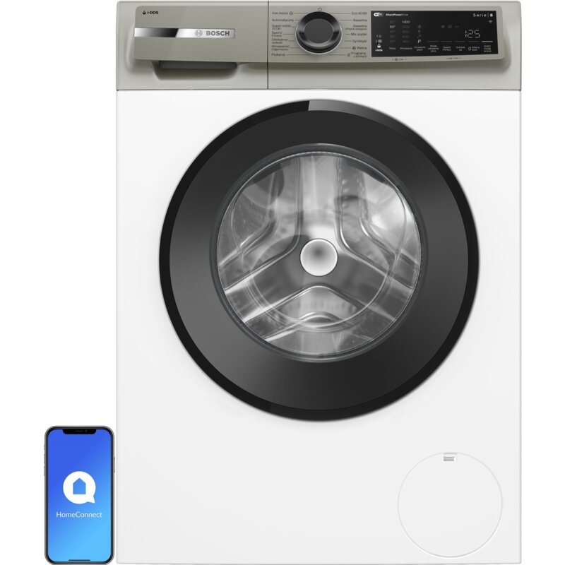 Pralka BOSCH Serie 6 WGJ254ASPL 10kg 63.2cm 1400obr Sterowanie smartfonem
