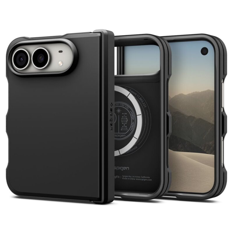 Etui SPIGEN Tough Armor Mag Magsafe do Apple iPhone DUO Czarny
