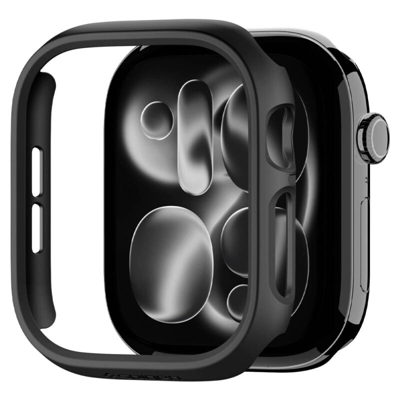 Etui SPIGEN Thin Fit do Apple Watch 12 (46mm) Czarny