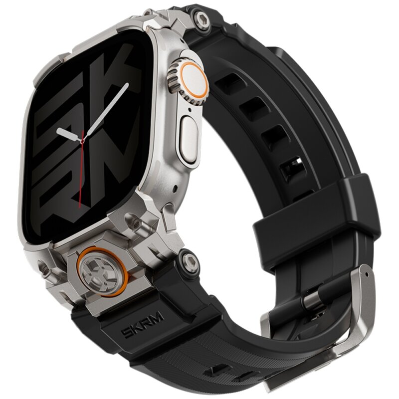 Pasek SKINARMA Talon do Apple Watch do koperty 49 mm Czarny