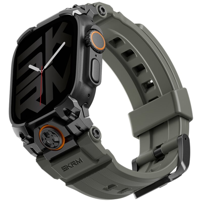 Pasek SKINARMA Talon do Apple Watch do koperty 49 mm Zielony